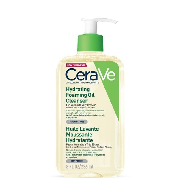 CeraVe Хидратиращо измиващо олио за лице и тяло за нормална и много суха кожа х236 мл