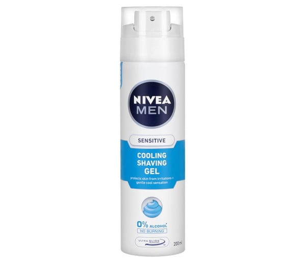 Nivea Men Sensitive Cool Успокояващ гел за бръснене за чувствителна кожа x200 мл