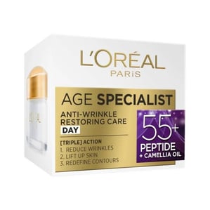 Loreal Age Specialist 55+ Възстановяващ дневен крем против бръчки x50 мл