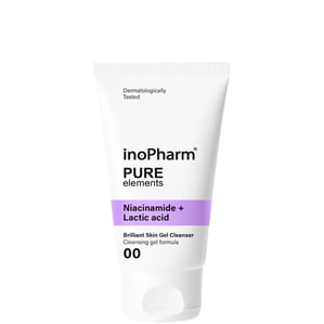 InoPharm Pure Elements Почистващ гел за лице с ниацинамид и млечна киселина x150 мл