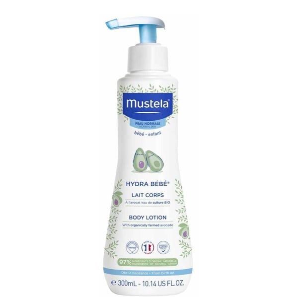 Mustela Hydra Bebe Лосион за тяло за бебета и деца за нормална кожа x300 мл
