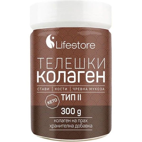 Lifestore Телешки Колаген тип 2 на прах x300 г