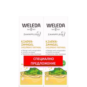 Комплект Weleda Baby Детски гел за зъби x2 х50 мл 