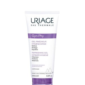 Uriage Gyn-Phy Освежаващ и почистващ интимен гел x200 мл