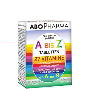 Витамини минерали и микроелементи от A до Z x30 таблетки Abopharma
