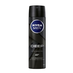 Nivea Men Deep Дезодорант спрей против изпотяване за мъже x150 мл