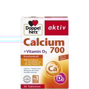 Doppelherz aktiv Калций 700 + Витамин D + K x30 таблетки