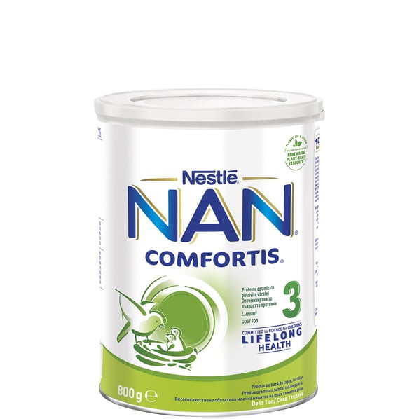 Nestle NAN Comfortis 3 Обогатена млечна напитка 12М+ x800 гр