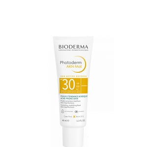 Bioderma Photoderm AKN Mat Слънцезащитен матиращ крем за лице против несъвършенства SPF30 х40 мл