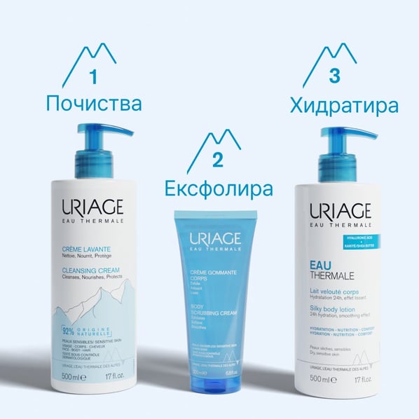 Uriage Копринен лосион за тяло x500 мл