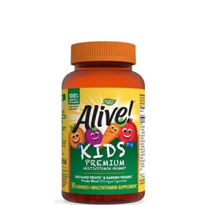 Alive Kids Premium Мултивитамини за деца х90 желирани таблетки Nature's Way