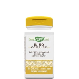 Витамин B-50 комплекс х100 капсули Nature’s Way 
