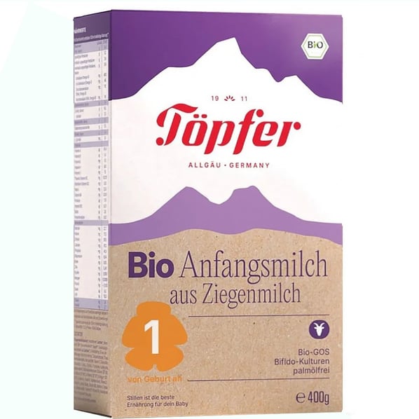 Topfer Lactana Bio 1 Козе мляко за кърмачета 0+ месеца х400 г