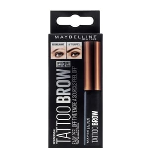 Maybelline Tattoo Brow Оцветяващ полуперманентен гел за вежди с отлепяне 02 Medium Brown