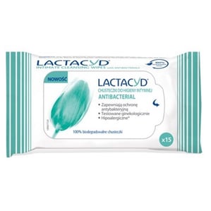 Lactacyd ANTIBACTERIAL интимни кърпи