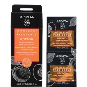 Apivita Express Beauty Дълбоко почистващ ексфолиант за лице с кайсия 6x2х8 мл