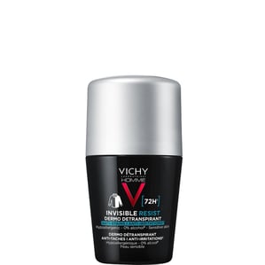 Vichy Homme Invisible Resist Дермо рол-он дезодорант против изпотяване за мъже 72 часа х50 мл