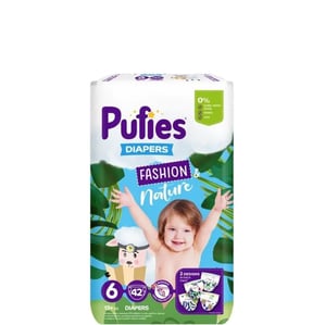 Пелени Pufies Fashion and Nature 6 Extra Large x42 бр.