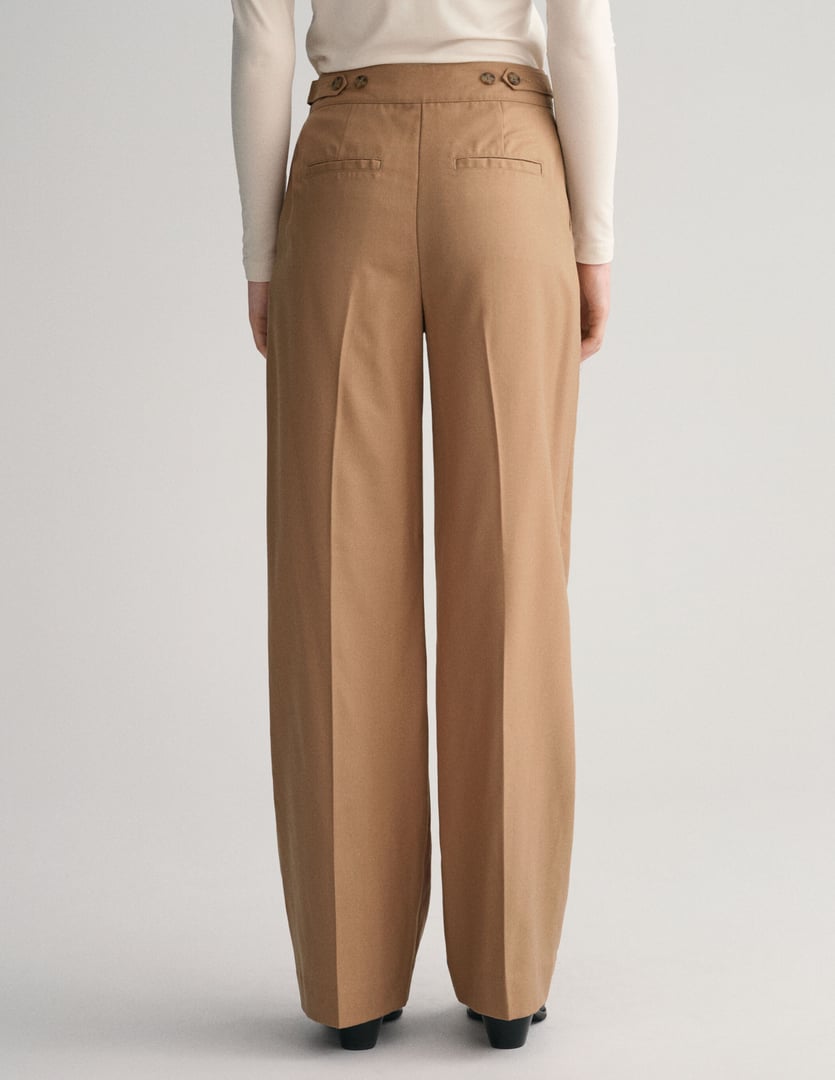 GANT WOMAN High-Waisted Straight Leg  ΠΑΝΤΕΛΟΝΙ RELAXED FIT