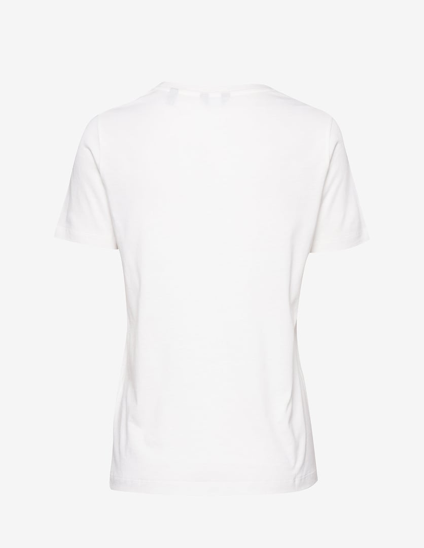 GANT WOMAN T-SHIRT 100% COTTON, ME LOGO ΣΙΛΙΚΟΝΗΣ ΣΤΟ ΣΤΗΘΟΣ, REGULAR FIT.