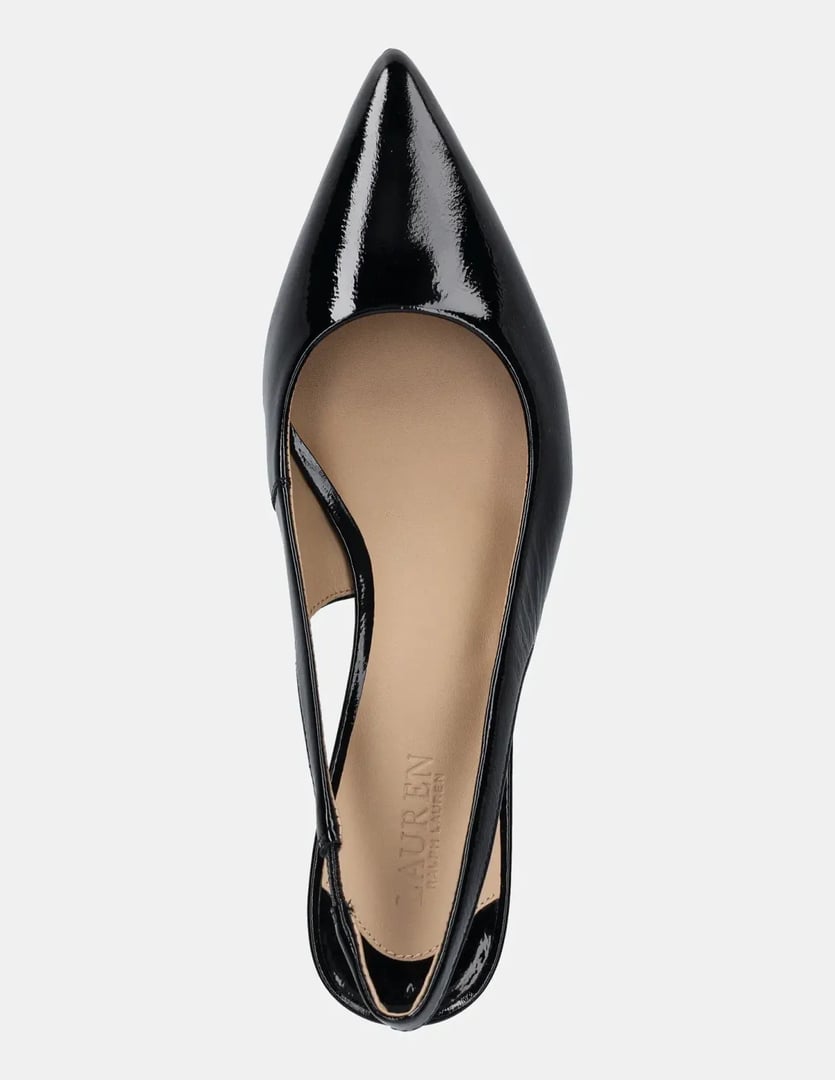 LAUREN RALPH LAUREN CRINKLE PATENT LTHR-LOLAH II-PM-SLG