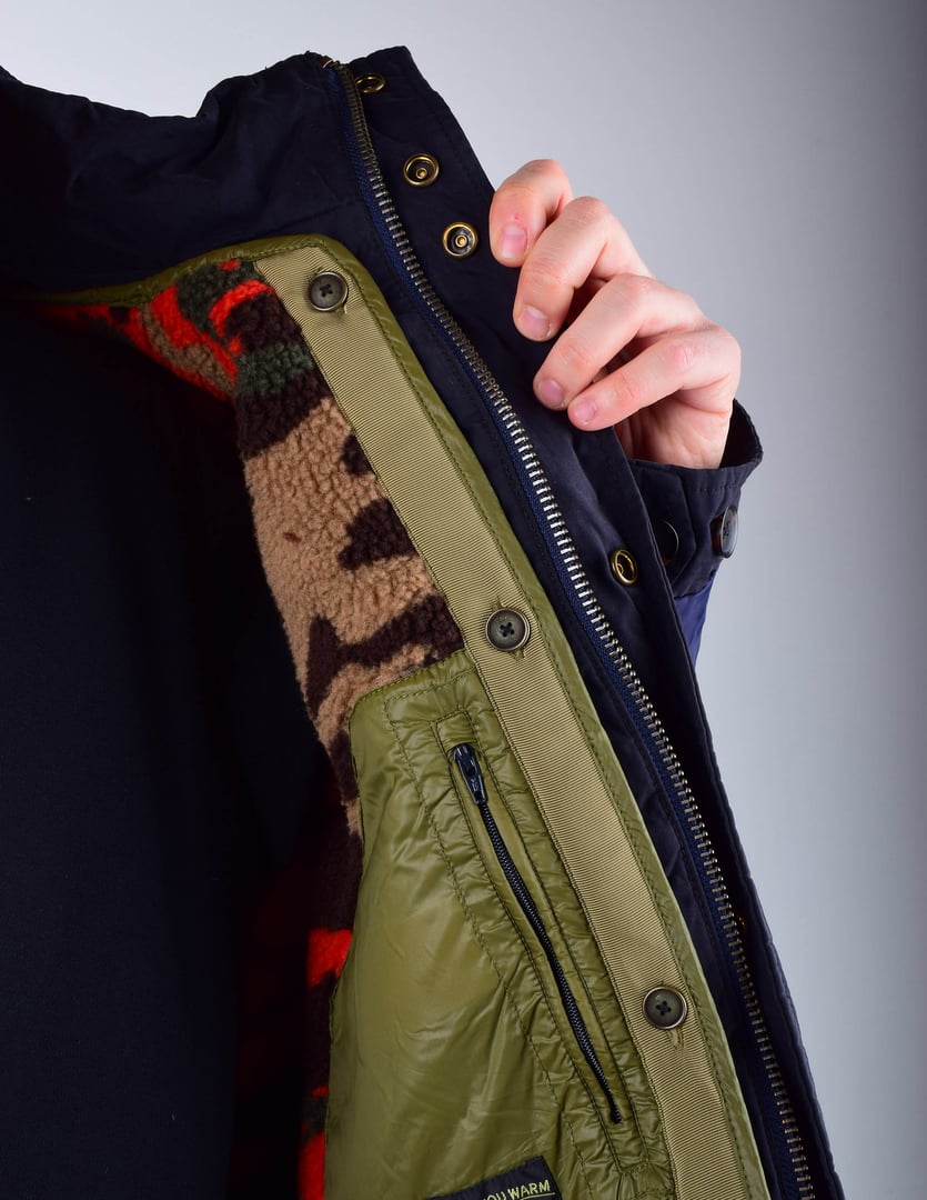 SCOTCH&SODA Midlenght military jacket with ΖΑΚΕΤΑ