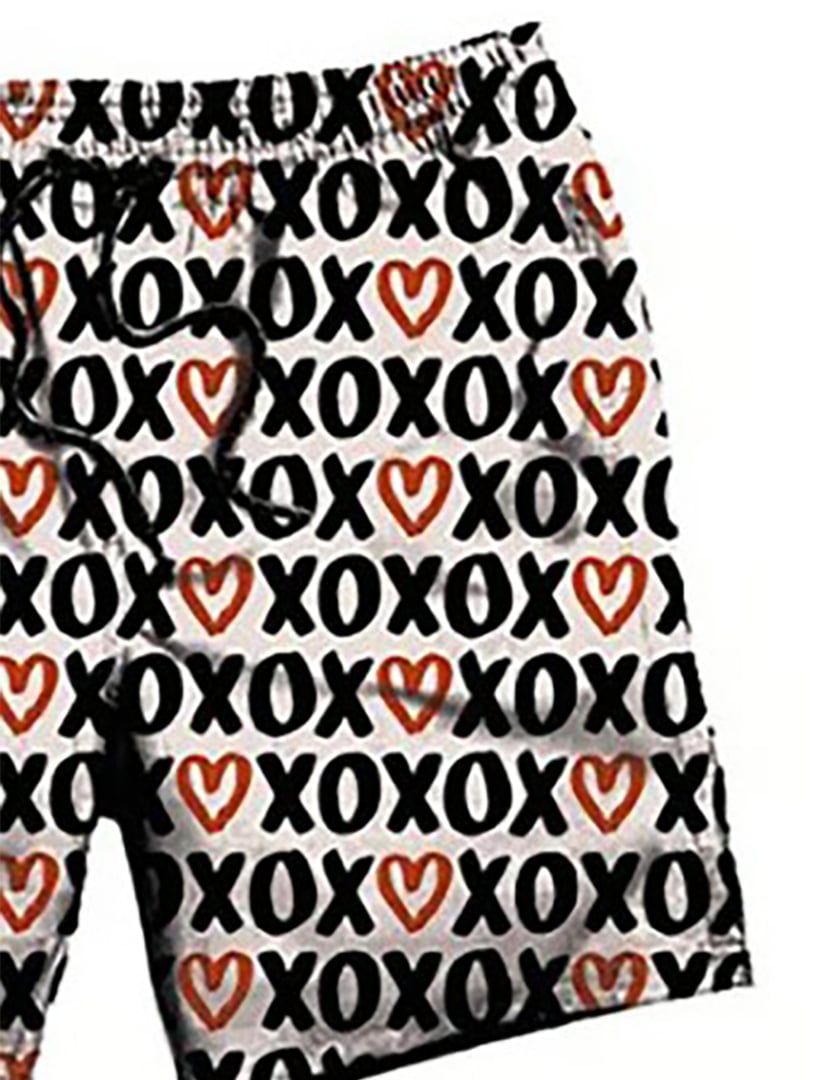 COLMAN μαγιό Λευκό All-over print. Ελαστική μέση με κορδόνι Τσέπες στο πλάι κανονικη γραμμη 