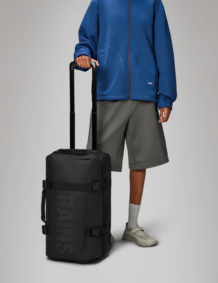 RAINS Texel Cabin Bag W3  Σακ Βουαγιάζ Μαύρο Υφασμάτινο Διαστάσεις: 58 x 31 x 26 cm