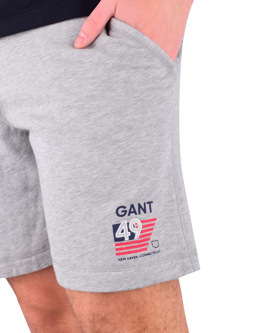 GANT ΣΟΡΤΣ ΦΟΥΤΕΡ  ME KENTHMENO LOGO ΣΤΟ ΠΟΔΙ , REGULAR FIT