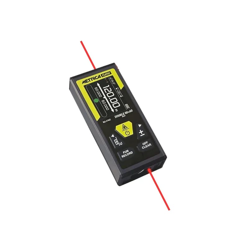 Imagen del producto MEDIDOR LASER DUAL 60 + 60 MTS
