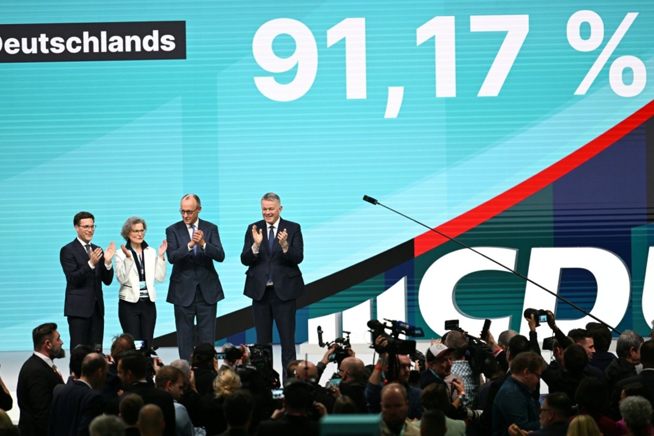 Despite headwinds, German Chancellor Merz wins strong party backing