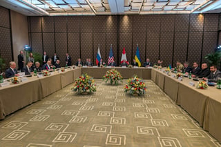 No sign of progress on first day of Ukraine war talks in Geneva
