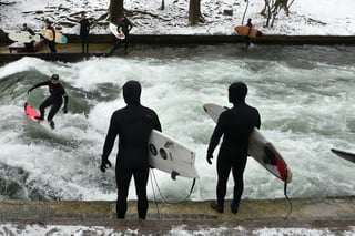 Munich’s Iconic Eisbach Surf Wave Mysteriously Disappears