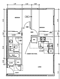 Vibe Apartments Seattle: sunny living room with contemporary decor, ideal for rent.
