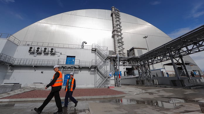 Russia Ukraine war Day 1,316: power lines near Chornobyl after a temporary grid outage