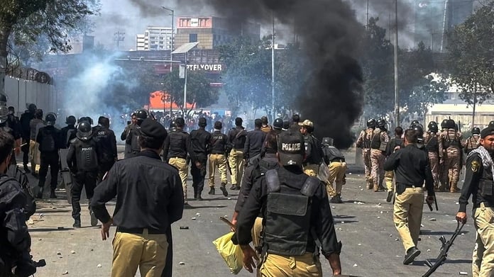 Protesters clash with security forces outside US Consulate in Karachi after US-Israel strike killed Iran’s Supreme Leader