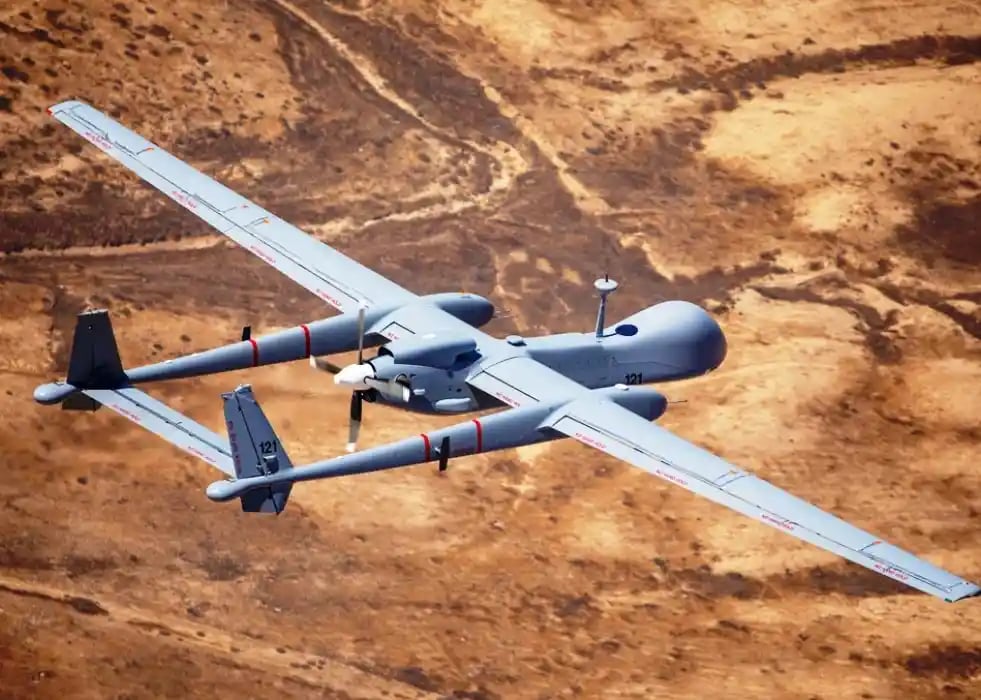Heron TP military drone linked to German-Israeli defense cooperation during the Gaza war