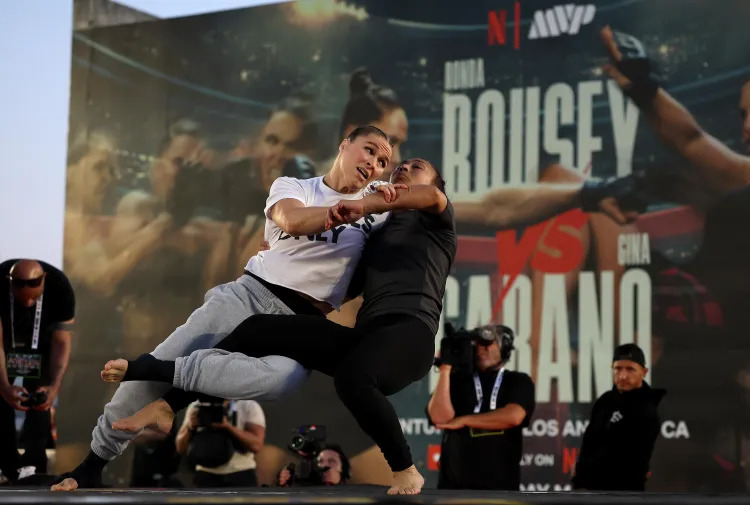 Ronda Rousey MMA Comeback at Netflix MVP 1 Ronda Rousey preparing for her MMA comeback fight at Netflix MVP 1 event