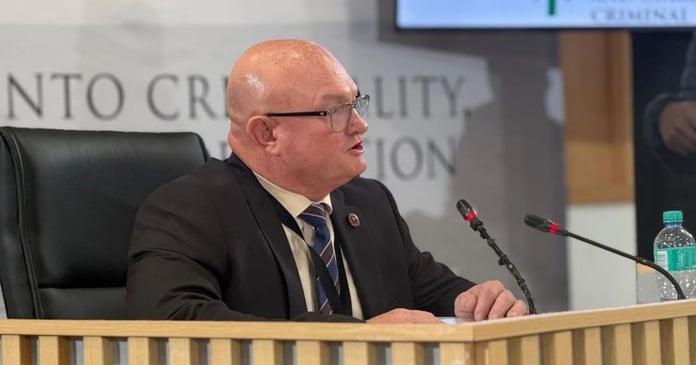 Hendrik Flynn testifies at Madlanga Commission on organised crime corruption