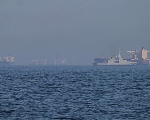 Iranian naval patrol monitors commercial vessels crossing the Strait of Hormuz amid rising Gulf tensions