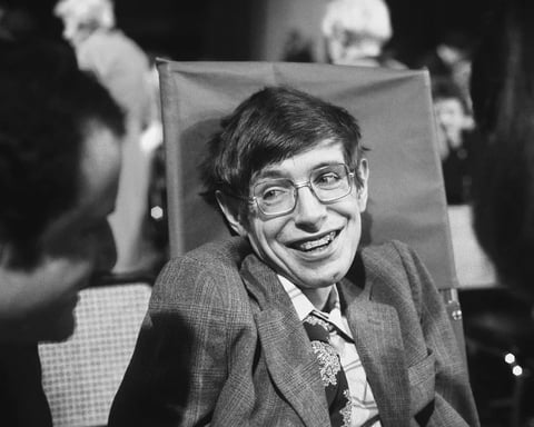 Young Stephen Hawking at the University of Cambridge in the 1960s, before his rise as a theoretical physicist