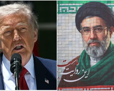 Donald Trump amid US-Iran peace negotiations over Strait of Hormuz reopening