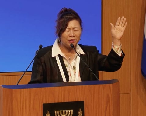 Christian delegates gather at the Knesset in Jerusalem during the 2026 Jerusalem Prayer Breakfast
