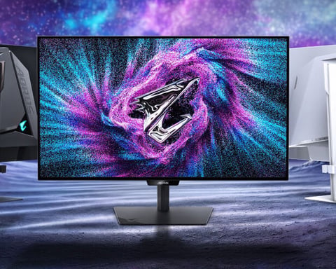 Gigabyte AORUS Elite OLED and 5K Mini LED gaming monitors unveiled at Computex 2026