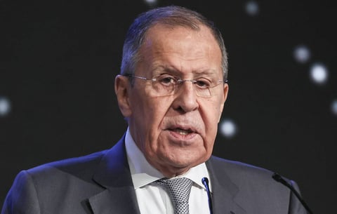 Russian Foreign Minister Sergey Lavrov at the CSTO Council of Foreign Ministers meeting in Kazan, June 10, 2026
