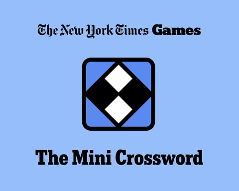 NYT Mini Crossword answers for Saturday June 6 2026 grid solved