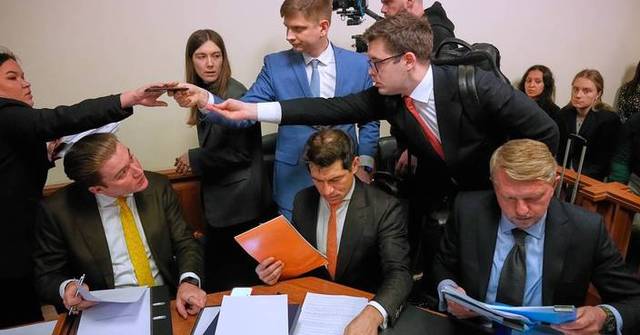 Participants at Moscow Arbitration Court for Bank of Russia lawsuit against Euroclear January 2026
