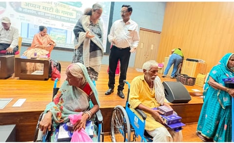 Littera Public School, Om Kreations and ALIMCO Join Hands to Promote Dignity and Inclusive Care by Distributing Assistive Aids to Senior Citizens
