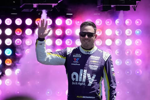 Alex Bowman drives the No. 48 Chevrolet at Sonoma Raceway during the NASCAR Cup Series race on June 28 2026