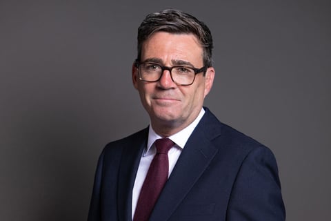 Andy Burnham Prime Minister portrait at Number 10 North Manchester 2026